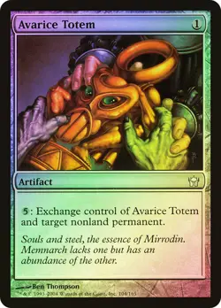 MTG FOIL Avarice Totem - Fifth Dawn #104 - Image 1