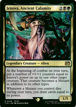 MTG Jenova, Ancient Calamity Normal NM FINAL FANTASY Magic 228 - Image 1
