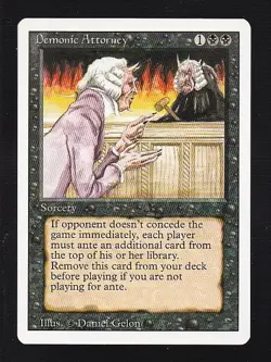 MTG Revised Demonic Attorney - Image 1