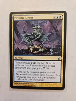 Psychic Drain - Ravnica City of Guilds - LP - Uncommon - Sorcery - MTG - Image 1