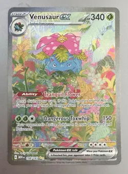 Pokemon TCG Venusaur ex #198 Scarlet & Violet 151 - SIR Holo - Image 1