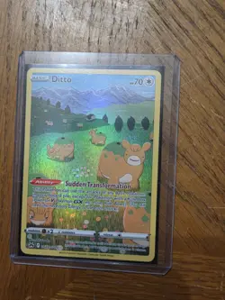 Pokemon TCG Ditto GG22/GG70 Ultra Rare Holo Crown Zenith Galarian Gallery 70HP - Image 1