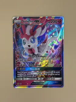 2018 Sylveon GX Alternate Art 92a/145 Pokemon Sun and Moon Promo - Image 1