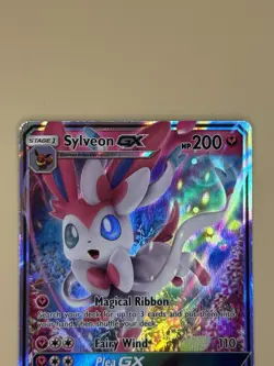 2018 Sylveon GX Alternate Art 92a/145 Pokemon Sun and Moon Promo - Image 2