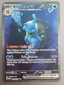 Pokemon TCG Blastoise ex #200 Scarlet & Violet 151 - SIR Holo - Image 1