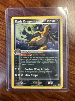 Pokemon TCG Dark Dragonite Holo Special Rare 15/109 2004 - Image 1