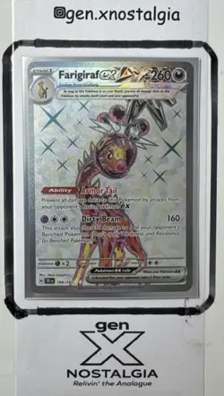 Pokemon TCG Farigiraf ex 194/162 SV05: Temporal Forces (TEF) Ultra Rare 2024 - Image 1