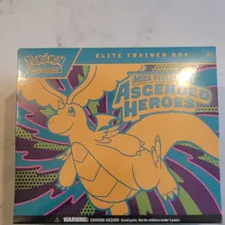 Pokemon TCG Mega Evolution Ascended Heroes Elite Trainer Box Dragonite Box - Image 1