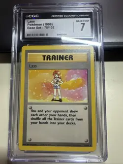 Lass Pokemon 1999 Base Set 75/102 Rare Vintage Original - Image 1