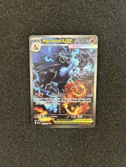 Pokemon Mega Charizard X ex 125/094 Me02: Phantasmal Flames Holo 🤩 ** READ ** - Image 1