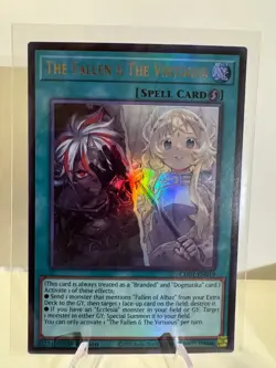 The Fallen & The Virtuous x1 CH01-EN019 Ultra Rare NM Yugioh - Image 1