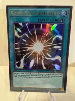 Yu-Gi-Oh! Ultra Rare Super Polymerization CH01-EN033 Card NM - Image 1
