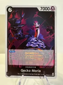 Gecko Moria R PRB02-013 Premium Booster The Best Vol. 2 Foil One Piece Card Game - Image 1