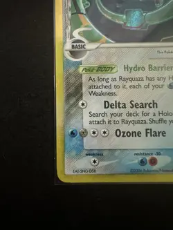 NM! Rayquaza (16/110) EX Holon Phantoms Delta Species Holo Pokemon Card! - Image 4