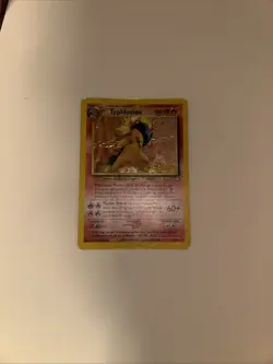 Pokemon Neo Genesis 2000 Typhlosion Holo Rare Card TCG 17/111 - Image 1