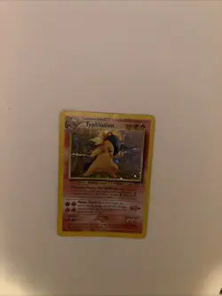 Pokemon Neo Genesis 2000 Typhlosion Holo Rare Card TCG 17/111 - Image 2
