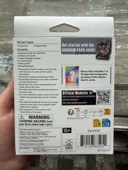 Bandai Gundam Card Game - Starter Deck 05: Iron Bloom (ST05) ENG Sealed - Image 2