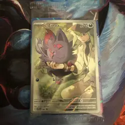 N's Zorua SVP 189 Journey Together Black Star Promo Card NM Sealed with Dividers - Image 1