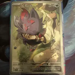 N's Zorua SVP 189 Journey Together Black Star Promo Card NM Sealed with Dividers - Image 3