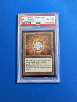 Magic the Gathering MTG Mox Diamond Stronghold 1998 PSA 8 Near Mint - Mint - Image 1