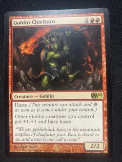 MTG / Goblin Chieftain / M10 / #139 / Regular / Rare / NM - Image 1