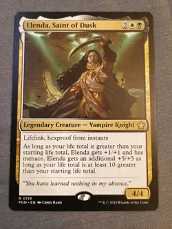 Elenda, Saint of Dusk Foundations Regular NM R 0119 - Image 1
