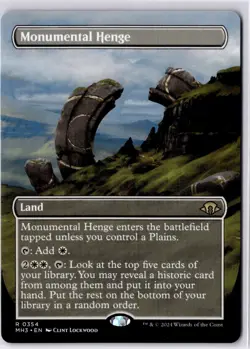 Monumental Henge (Borderless) Modern Horizons 3 Regular NM R 0354 - Image 1