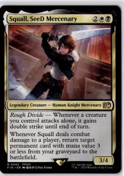 Squall, SeeD Mercenary Final Fantasy Regular NM R 0243 - Image 1