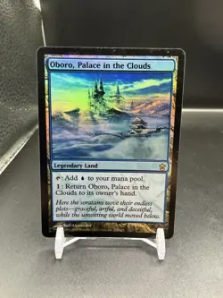 Moderatly Played, English - 1 x MTG Oboro, Palace in the Clouds - Foil Saviors o - Image 1