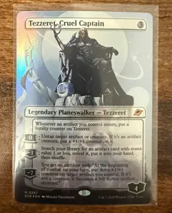 Tezzeret, Cruel Captain (Borderless) Edge of Eternities Foil - Image 1