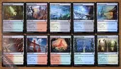Full Set 10 Dual Mana Artifact Lands *NM* Commander Magic the Gathering EDH MTG - Image 1