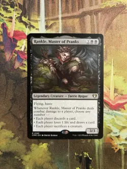 Mint/Near-Mint, English - 1 x MTG Rankle, Master of Pranks Commander Masters - Image 1