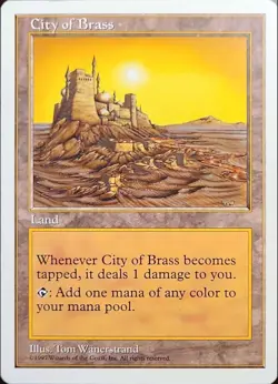 City of Brass MTG Core Set 5th Edition Regular - Image 1
