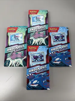 4x Pokemon TCG Knockout Collection (2) Suicune And (2) Kyogre New/Sealed - Image 1