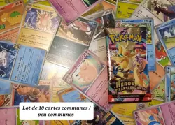 Lot de 10 Cartes Pokemon Heros Transcendants Communes / Peu Communes 2026 Me2.5 - Image 1