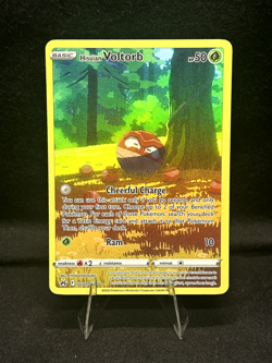 Pokemon TCG: Hisuian Voltorb GG01/GG70 Crown Zenith: Galarian Gallery Holo - NM - Image 2