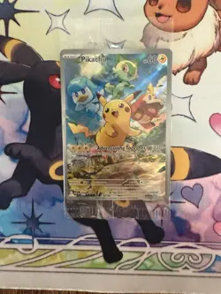 Pokemon Pikachu SVP 027 Scarlet & Violet Paldea Evolved ETB Promo SEALED - Image 1