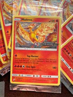 Pokemon Moltres 19/181 Team Up Stamped Promo Sealed 2019 *Euro Exclusive* - Image 2