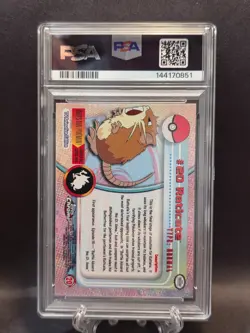 2000 TOPPS CHROME POKEMON T.V. #20 RATICATE PSA 10 - Image 2