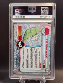 2000 TOPPS CHROME POKEMON T.V. #11 METAPOD PSA 10 - Image 2