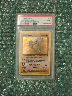 Pokemon: Hitmonlee #13 110 Holo Rare 2002 Legendary Collection - PSA 9 MINT - Image 1