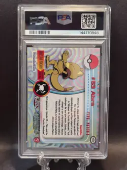 2000 TOPPS CHROME POKEMON T.V. #63 ABRA PSA 10 - Image 2