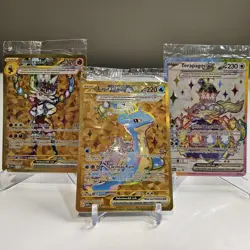 Pokemon TCG: Terapagos Ultra-Premium Collection Promos Set of 3 Cinderace ex - Image 1