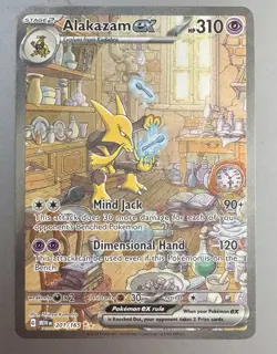 Pokemon TCG Alakazam ex #201 Scarlet & Violet 151 - SIR Holo - Image 1
