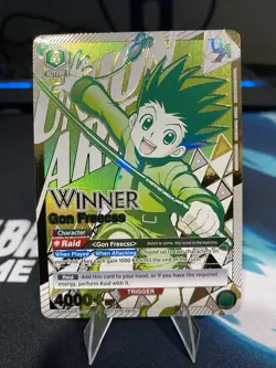 Union Arena Gon Freecss Rare Battle Winner Promo HunterxHunter English - Image 1