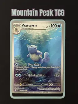 NM Wartortle 171/165 Illustration Rare - Scarlet & Violet 151 - Pokemon Card - Image 1