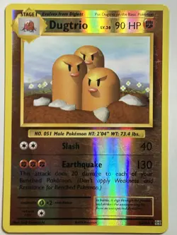 Dugtrio XY - Evolutions Reverse Holo 56/108 LP-MP Pokemon Card - Image 1