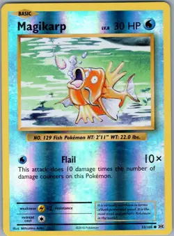 Magikarp Reverse Holo XY - Evolutions 33/108 MP-LP Pokemon Card - Image 1