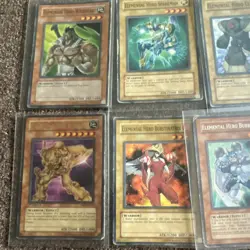 Yu-Gi-Oh! TCG Konami Elemental Hero Card Lot English 8 Cards 2 1st edition cards - Image 2