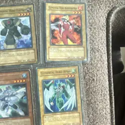 Yu-Gi-Oh! TCG Konami Elemental Hero Card Lot English 8 Cards 2 1st edition cards - Image 5